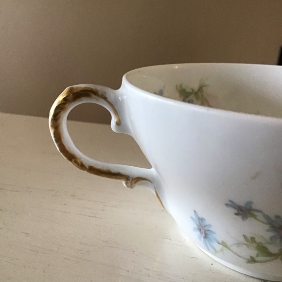 Vintage Haviland Limoges France Porcelain Floral Teacup - Picture 3 of 7
